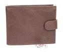 Portfel Męski Skórzany ANDRUS (PL) Skóra Licowa Duży Poziomy Z Zapięciem Jedno Skrzydełko Do Góry RFID 13 x 10 x 2,5 [cm]