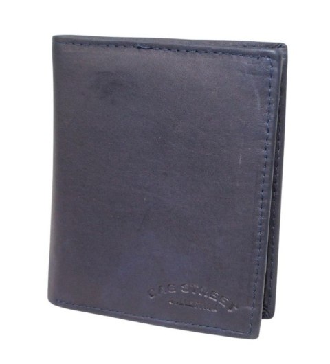Portfel Męski Skórzany BAG STREET Skóra Naturalna Duży Pionowy Bez Zapięcia Dwa Skrzydełka 562 C 12,5 x 10 x 2,5 [cm]