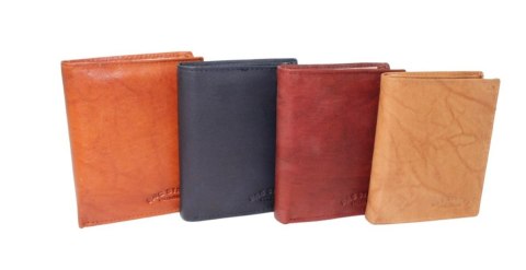 Portfel Męski Skórzany BAG STREET Skóra Naturalna Duży Pionowy Bez Zapięcia Dwa Skrzydełka 562 C 12,5 x 10 x 2,5 [cm]