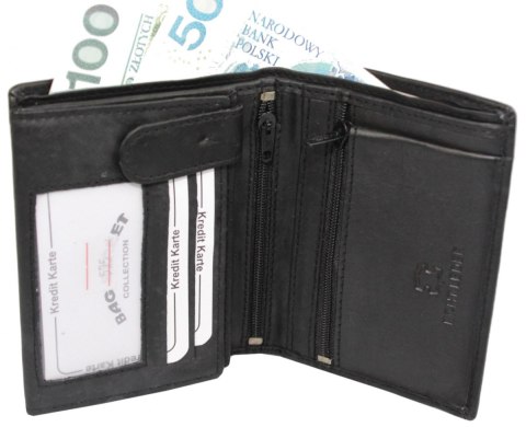 Portfel Męski Skórzany BAG STREET Skóra Naturalna Duży Pionowy Bez Zapięcia Zapinka Wewnątrz Dwa SkrzydełkA SUWAK NA BILON 575C Portfel Męski Skórzany BAG STREET Skóra Naturalna Duży Pionowy Bez Zapięcia Zapinka Wewnątrz Dwa SkrzydełkA SUWAK NA BILON 575C