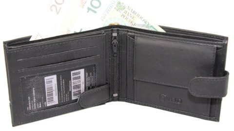 Portfel Męski Skórzany BELLUGIO Duży Poziomy Z Zapięciem Dwa Skrzydełka Z Zapinką RFID TMM-80R-032 Portfel Męski Skórzany BELLUGIO Duży Poziomy Z Zapięciem Dwa Skrzydełka Z Zapinką RFID TMM-80R-032