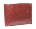 Portfel Męski Skórzany EL FORREST Mały Skóra Bydlęca Poziomy 916 A 28 BRĄZOWY RFID 11 x 8 x 2 [cm]