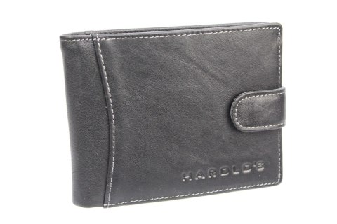 Portfel Męski Skórzany HAROLD'S Skóra Licowa Duży Poziomy Z Zapięciem 5546 12,5 x 10 x 2 [cm]