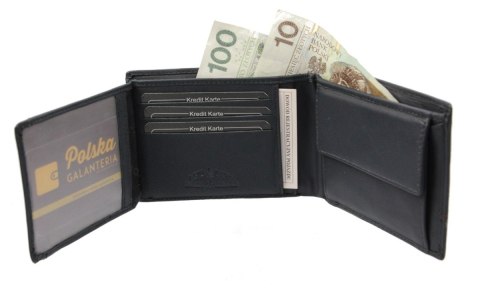Portfel Męski Skórzany Jennifer Jones Skóra Licowa Poziomy Bez Zapinki 5316 RFID Portfel Męski Skórzany Jennifer Jones Skóra Licowa Poziomy Bez Zapinki 5316 RFID