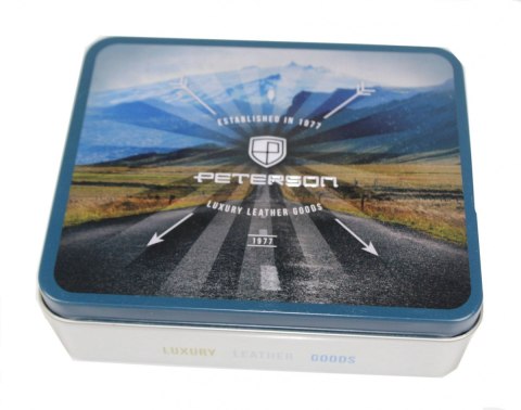 Portfel Męski Skórzany PETERSON (PL) Skóra Licowa Duży Pionowy Z Zapięciem Dwa Skrzydełka Pionowy Suwak RFID 339Z 13 x 10 Portfel Męski Skórzany PETERSON (PL) Skóra Licowa Duży Pionowy Z Zapięciem Dwa Skrzydełka Pionowy Suwak RFID 339Z 13 x 10