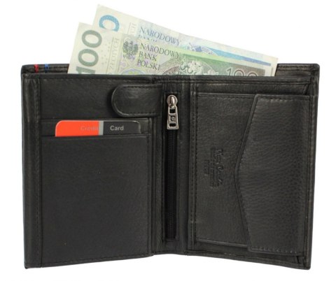 Portfel Męski Skórzany PIERRE CARDIN Skóra Licowa Duży Pionowy Bez Zapięcia Dwa Skrzydełka Z Zapinką Wewnątrz RFID TILAK 09 326 Portfel Męski Skórzany PIERRE CARDIN Skóra Licowa Duży Pionowy Bez Zapięcia Dwa Skrzydełka Z Zapinką Wewnątrz RFID TILAK 09 326
