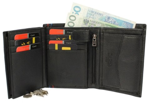 Portfel Męski Skórzany PIERRE CARDIN Skóra Licowa Duży Pionowy Bez Zapięcia Dwa Skrzydełka Z Zapinką Wewnątrz RFID TILAK 09 326 Portfel Męski Skórzany PIERRE CARDIN Skóra Licowa Duży Pionowy Bez Zapięcia Dwa Skrzydełka Z Zapinką Wewnątrz RFID TILAK 09 326