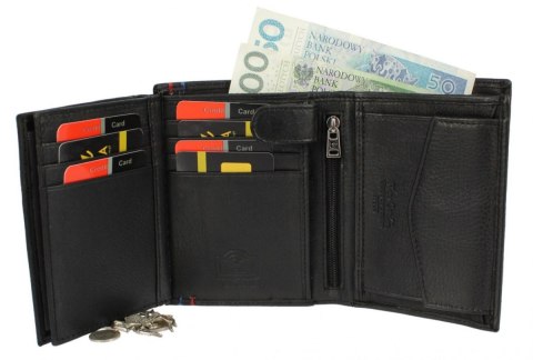 Portfel Męski Skórzany PIERRE CARDIN Skóra Licowa Duży Pionowy Bez Zapięcia Dwa Skrzydełka Z Zapinką Wewnątrz RFID TILAK 09 326 Portfel Męski Skórzany PIERRE CARDIN Skóra Licowa Duży Pionowy Bez Zapięcia Dwa Skrzydełka Z Zapinką Wewnątrz RFID TILAK 09 326