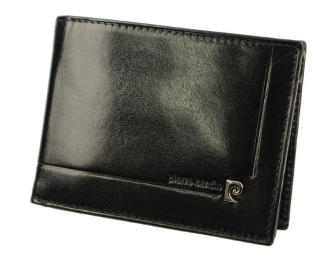 Portfel Męski Skórzany PIERRE CARDIN Skóra Licowa Duży Poziomy Bez Zapięcia Ze Skrzydełkiem Do Góry YS507.1 8806 Portfel Męski Skórzany PIERRE CARDIN Skóra Licowa Duży Poziomy Bez Zapięcia Ze Skrzydełkiem Do Góry YS507.1 8806
