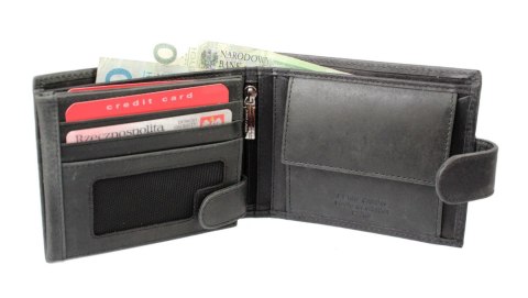 Portfel Męski Skórzany PIERRE CARDIN Skóra Licowa Duży Poziomy Z Zapinką Dwa Skrzydełka 324A VO02 Portfel Męski Skórzany PIERRE CARDIN Skóra Licowa Duży Poziomy Z Zapinką Dwa Skrzydełka 324A VO02