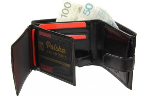 Portfel Męski Skórzany PIERRE CARDIN Skóra Licowa Duży Poziomy Z Zapinką Dwa Skrzydełka 324A Portfel Męski Skórzany PIERRE CARDIN Skóra Licowa Duży Poziomy Z Zapinką Dwa Skrzydełka 324A