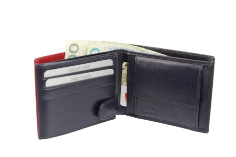 Portfel Męski Skórzany ROVICKY Skóra Licowa Mały Poziomy Bez Zapięcia 323-RBA RFID Portfel Męski Skórzany ROVICKY Skóra Licowa Mały Poziomy Bez Zapięcia 323-RBA RFID