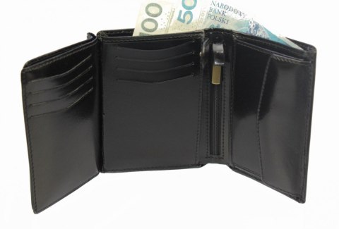 Portfel Męski Skórzany TMC Skóra Licowa Duży Pionowy Bez Zapięcia Portfel Męski Skórzany TMC Skóra Licowa Duży Pionowy Bez Zapięcia