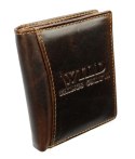 Portfel Męski Skórzany WILD Skóra Licowa Mały Pionowy Bez Zapięcia RFID 5505 10,5 x 9 x 2 [cm]