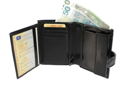 Portfel Męski WILMAR (PL) Duży Pionowy Z Zapinką Skóra Włoska WIL_P8J RFID Portfel Męski WILMAR (PL) Duży Pionowy Z Zapinką Skóra Włoska WIL_P8J RFID