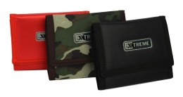 Portfel Parciany Sportowy X-TREME Materiałowy Duży Kieszonka Na Bilon Na Zewnątrz 12.5 x 10 x 2 [cm]