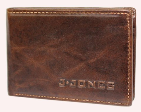 Portfel Skórzany Jennifer Jones Skóra Licowa Mały Poziomy Bez Zapięcia 5531 10 x 7 x 2 [cm]