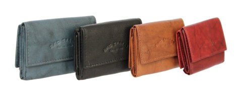 Portfel Skórzany Mały BAG STREET Skóra Naturalna 5677 Portfel Skórzany Mały BAG STREET Skóra Naturalna 5677