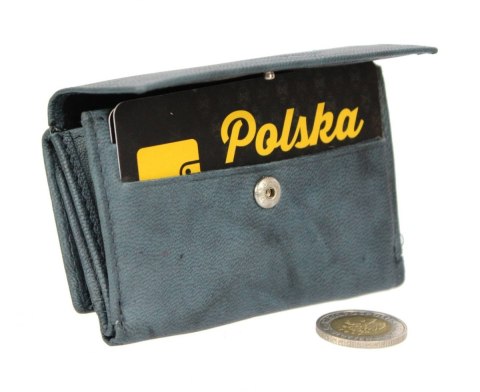 Portfel Skórzany Mały BAG STREET Skóra Naturalna 5677 Portfel Skórzany Mały BAG STREET Skóra Naturalna 5677