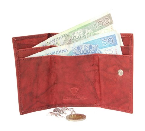 Portfel Skórzany Mały BAG STREET Skóra Naturalna 5677 Portfel Skórzany Mały BAG STREET Skóra Naturalna 5677
