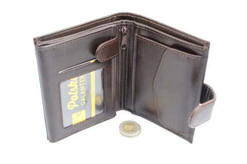 Portfel Skórzany ŻAKO (PL) DeLuxe Skóra Licowa Duży Pionowy Z Zapięciem Dwa Skrzydełka Zapinka Wewnątrz Portfel Skórzany ŻAKO (PL) DeLuxe Skóra Licowa Duży Pionowy Z Zapięciem Dwa Skrzydełka Zapinka Wewnątrz