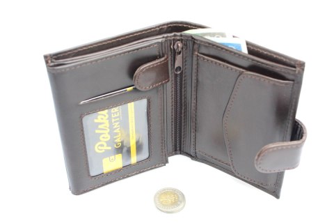 Portfel Skórzany ŻAKO (PL) DeLuxe Skóra Licowa Duży Pionowy Z Zapięciem Dwa Skrzydełka Zapinka Wewnątrz Portfel Skórzany ŻAKO (PL) DeLuxe Skóra Licowa Duży Pionowy Z Zapięciem Dwa Skrzydełka Zapinka Wewnątrz