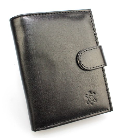Portfel Skórzany ŻAKO (PL) DeLuxe Skóra Licowa Duży Pionowy Z Zapięciem Dwa Skrzydełka Zapinka Wewnątrz Portfel Skórzany ŻAKO (PL) DeLuxe Skóra Licowa Duży Pionowy Z Zapięciem Dwa Skrzydełka Zapinka Wewnątrz