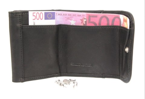 Portfelik Uniwersalny Mała Sakieweczka Skórzana MARS III ANDRUS (PL) Skóra Naturalna RIFD 10,5 x 8 x 1,5 [cm]