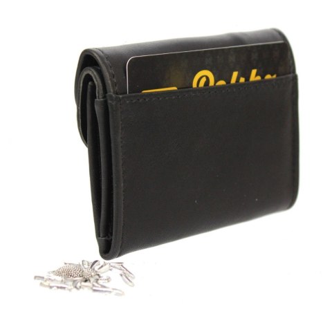 Portfelik Uniwersalny Mała Sakieweczka Skórzana MARS III ANDRUS (PL) Skóra Naturalna RIFD 10,5 x 8 x 1,5 [cm]