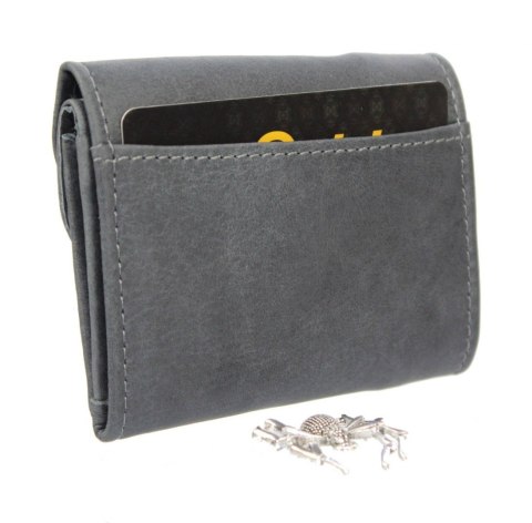 Portfelik Uniwersalny Mała Sakieweczka Skórzana MARS III ANDRUS (PL) Skóra Naturalna RIFD 10,5 x 8 x 1,5 [cm]