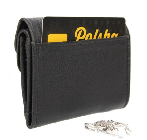 Portfelik Uniwersalny Mała Sakieweczka Skórzana MARS III ANDRUS (PL) Skóra Naturalna RIFD 10,5 x 8 x 1,5 [cm]