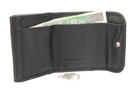 Portfelik Uniwersalny Mała Sakieweczka Skórzana MARS III ANDRUS (PL) Skóra Naturalna RIFD 10,5 x 8 x 1,5 [cm]