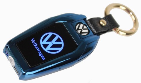 Praktyczna Elektryczna Zapalniczka Plazmowa USB Elegancka Z Kablem MikroUSB Latarka BRELOK Do Kluczyków VOLKSVAGEN NIEBIESKI Praktyczna Elektryczna Zapalniczka Plazmowa USB Elegancka Z Kablem MikroUSB Latarka BRELOK Do Kluczyków VOLKSVAGEN NIEBIESKI