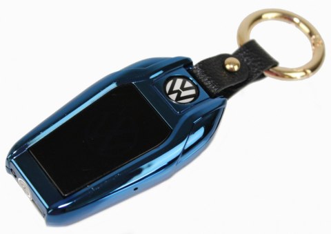 Praktyczna Elektryczna Zapalniczka Plazmowa USB Elegancka Z Kablem MikroUSB Latarka BRELOK Do Kluczyków VOLKSVAGEN NIEBIESKI Praktyczna Elektryczna Zapalniczka Plazmowa USB Elegancka Z Kablem MikroUSB Latarka BRELOK Do Kluczyków VOLKSVAGEN NIEBIESKI