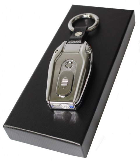 Praktyczna Elektryczna Zapalniczka Plazmowa USB Z Kablem Mikro USB Latarka BRELOK Do Kluczyków Samochodowych SKODA SREBRNA Praktyczna Elektryczna Zapalniczka Plazmowa USB Z Kablem Mikro USB Latarka BRELOK Do Kluczyków Samochodowych SKODA SREBRNA