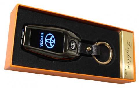 Praktyczna Elektryczna Zapalniczka Plazmowa USB Z Kablem Mikro USB Latarka BRELOK Do Kluczyków Samochodowych TOYOTA CZARNA Praktyczna Elektryczna Zapalniczka Plazmowa USB Z Kablem Mikro USB Latarka BRELOK Do Kluczyków Samochodowych TOYOTA CZARNA