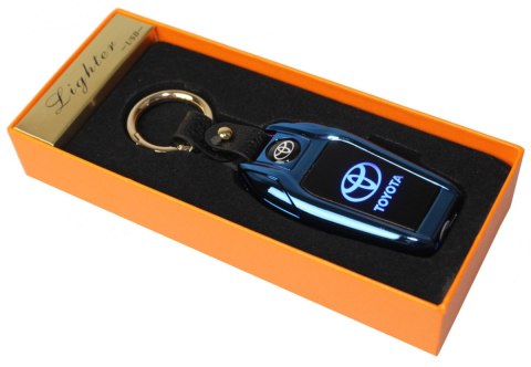 Praktyczna Elektryczna Zapalniczka Plazmowa USB Z Kablem Mikro USB Latarka BRELOK Do Kluczyków Samochodowych TOYOTA NIEBIESKA Praktyczna Elektryczna Zapalniczka Plazmowa USB Z Kablem Mikro USB Latarka BRELOK Do Kluczyków Samochodowych TOYOTA NIEBIESKA