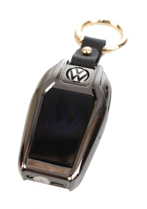 Praktyczna Zapalniczka Plazmowa USB Elegancka Z Kablem MikroUSB Latarka BRELOK Do Kluczyków Samochodowych VOLKSVAGEN CZARNA Praktyczna Zapalniczka Plazmowa USB Elegancka Z Kablem MikroUSB Latarka BRELOK Do Kluczyków Samochodowych VOLKSVAGEN CZARNA