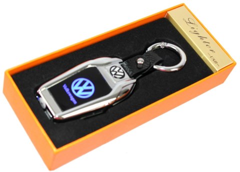 Praktyczna Zapalniczka Plazmowa USB Elegancka Z Kablem MikroUSB Latarka BRELOK Do Kluczyków Samochodowych VOLKSVAGEN SREBRNA Praktyczna Zapalniczka Plazmowa USB Elegancka Z Kablem MikroUSB Latarka BRELOK Do Kluczyków Samochodowych VOLKSVAGEN SREBRNA