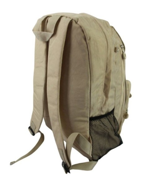 Praktyczny Plecak Materiałowy BAG STREET 2212 BEŻOWY 42 x 32 x 13cm Praktyczny Plecak Materiałowy BAG STREET 2212 BEŻOWY 42 x 32 x 13cm