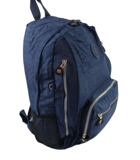 Praktyczny Plecak Materiałowy BAG STREET 2212 GRANATOWY 42 x 32 x 13cm Praktyczny Plecak Materiałowy BAG STREET 2212 GRANATOWY 42 x 32 x 13cm