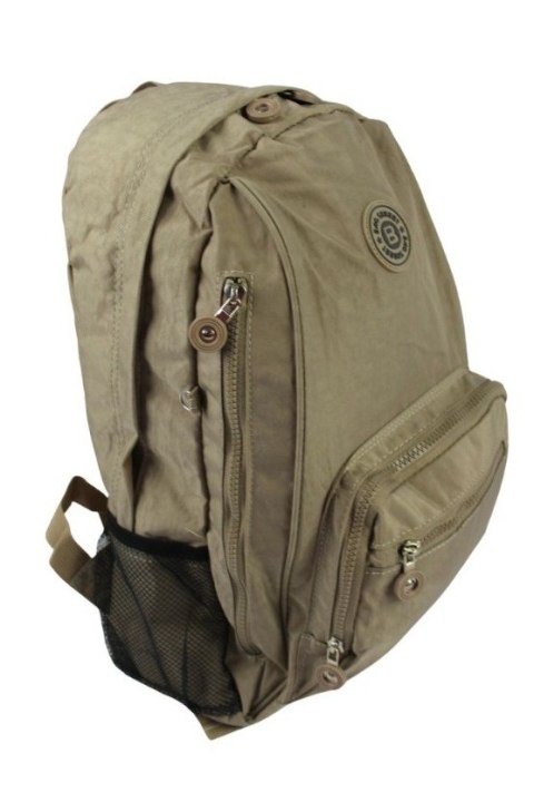 Praktyczny Plecak Materiałowy BAG STREET 2212 KAWA Z MLEKIEM 42 x 32 x 13cm Praktyczny Plecak Materiałowy BAG STREET 2212 KAWA Z MLEKIEM 42 x 32 x 13cm