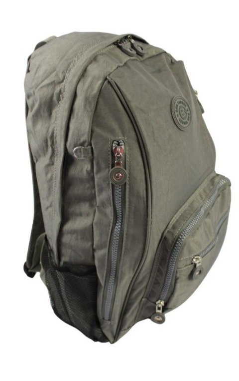Praktyczny Plecak Materiałowy BAG STREET 2212 SZARY 42 x 32 x 13cm Praktyczny Plecak Materiałowy BAG STREET 2212 SZARY 42 x 32 x 13cm