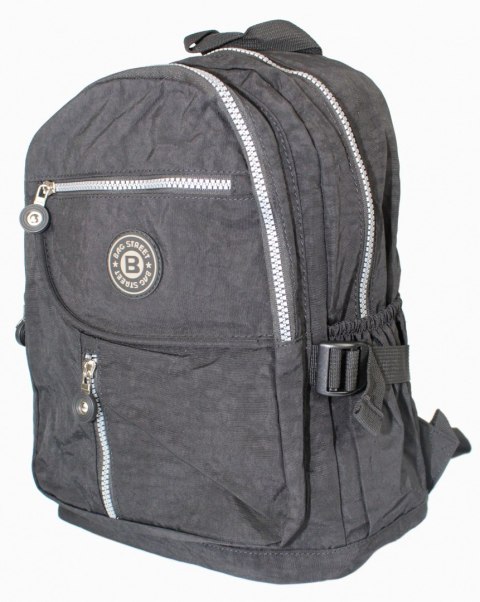 Praktyczny Plecak Materiałowy BAG STREET 2216 CZARNY 35 x 26 x 15 cm Praktyczny Plecak Materiałowy BAG STREET 2216 CZARNY 35 x 26 x 15 cm