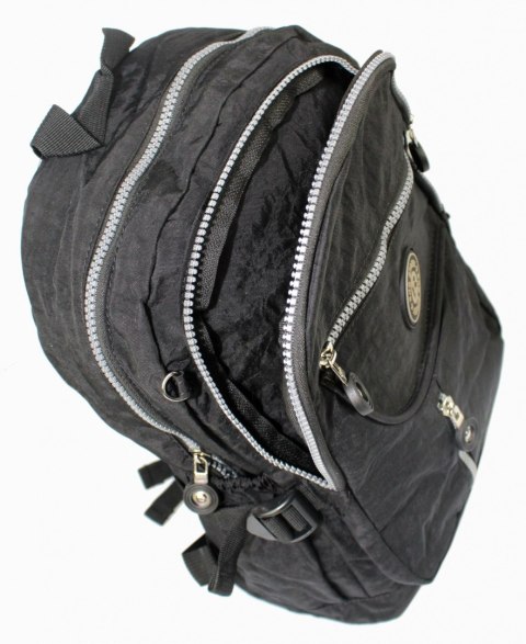 Praktyczny Plecak Materiałowy BAG STREET 2216 CZARNY 35 x 26 x 15 cm Praktyczny Plecak Materiałowy BAG STREET 2216 CZARNY 35 x 26 x 15 cm