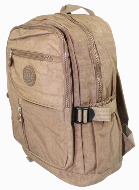 Praktyczny Plecak Materiałowy BAG STREET 2216 KAWA Z MLEKIEM 35 x 26 x 15 cm Praktyczny Plecak Materiałowy BAG STREET 2216 KAWA Z MLEKIEM 35 x 26 x 15 cm