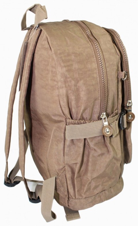 Praktyczny Plecak Materiałowy BAG STREET 2216 KAWA Z MLEKIEM 35 x 26 x 15 cm Praktyczny Plecak Materiałowy BAG STREET 2216 KAWA Z MLEKIEM 35 x 26 x 15 cm