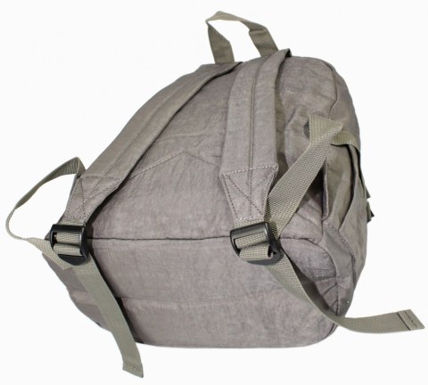 Praktyczny Plecak Materiałowy BAG STREET 2216 SZARY 35 x 26 x 15 cm Praktyczny Plecak Materiałowy BAG STREET 2216 SZARY 35 x 26 x 15 cm