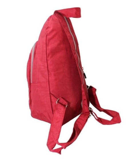 Praktyczny Plecak Materiałowy Kresz Wodoodporny BAG STREET 2257 BORDOWY 35 x 21 x 12 [cm]