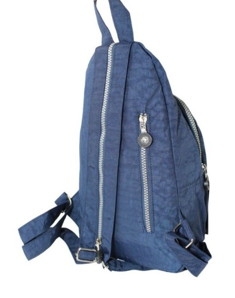 Praktyczny Plecak Materiałowy Kresz Wodoodporny BAG STREET 2257 GRANATOWY 35 x 21 x 12 [cm]